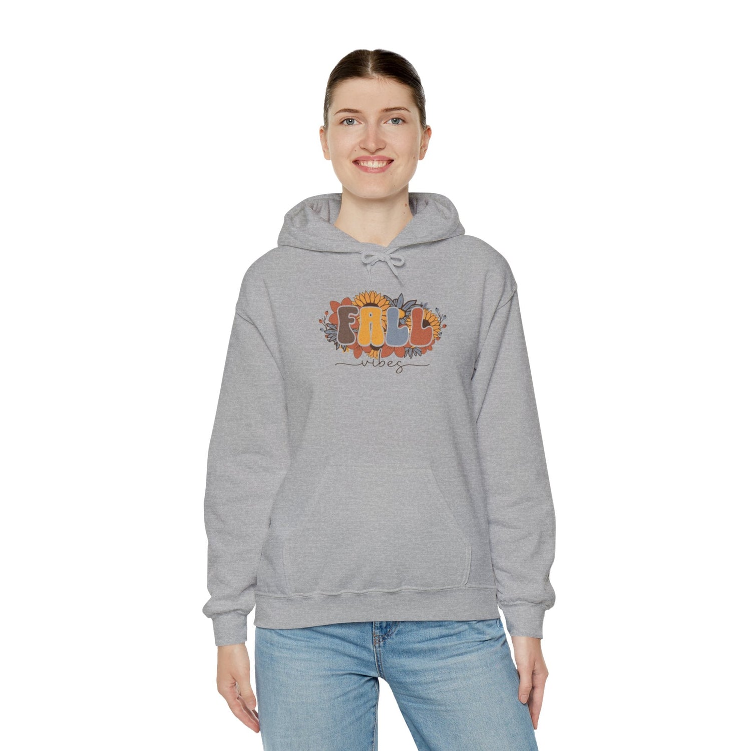 Fall Vibes Unisex Hoodie, Cozy Autumn Sweatshirt, Seasonal Fashion, Fall Gift, Casual Wear, Perfect for Thanksgiving Printify