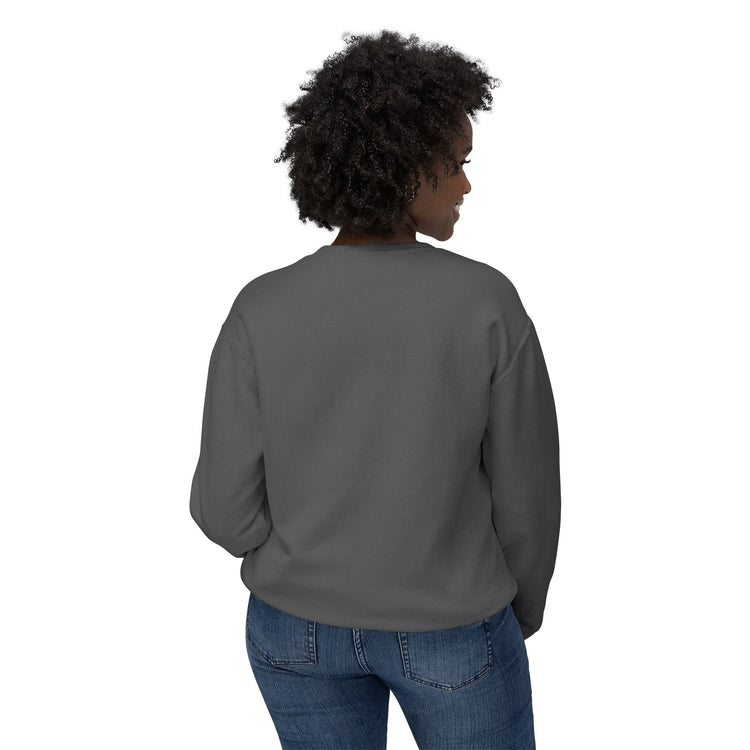 Unisex Lightweight Crewneck Sweatshirt - Nightmare Before Coffee Printify