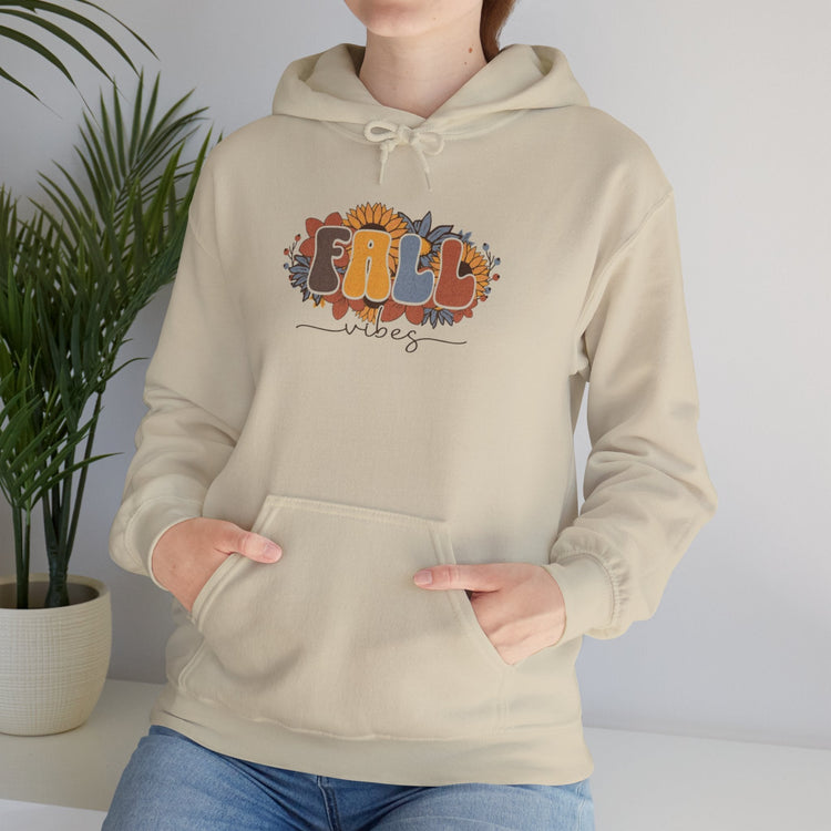 Fall Vibes Unisex Hoodie, Cozy Autumn Sweatshirt, Seasonal Fashion, Fall Gift, Casual Wear, Perfect for Thanksgiving Printify