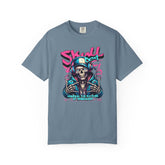 Skull Beat Unisex T-Shirt - Music Lover Graphic Tee, Halloween Costume, Premium Cotton Streetwear Gift for Men & Women, Alternative Fashion Printify