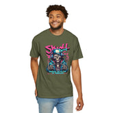 Skull Beat Unisex T-Shirt - Music Lover Graphic Tee, Halloween Costume, Premium Cotton Streetwear Gift for Men & Women, Alternative Fashion Printify