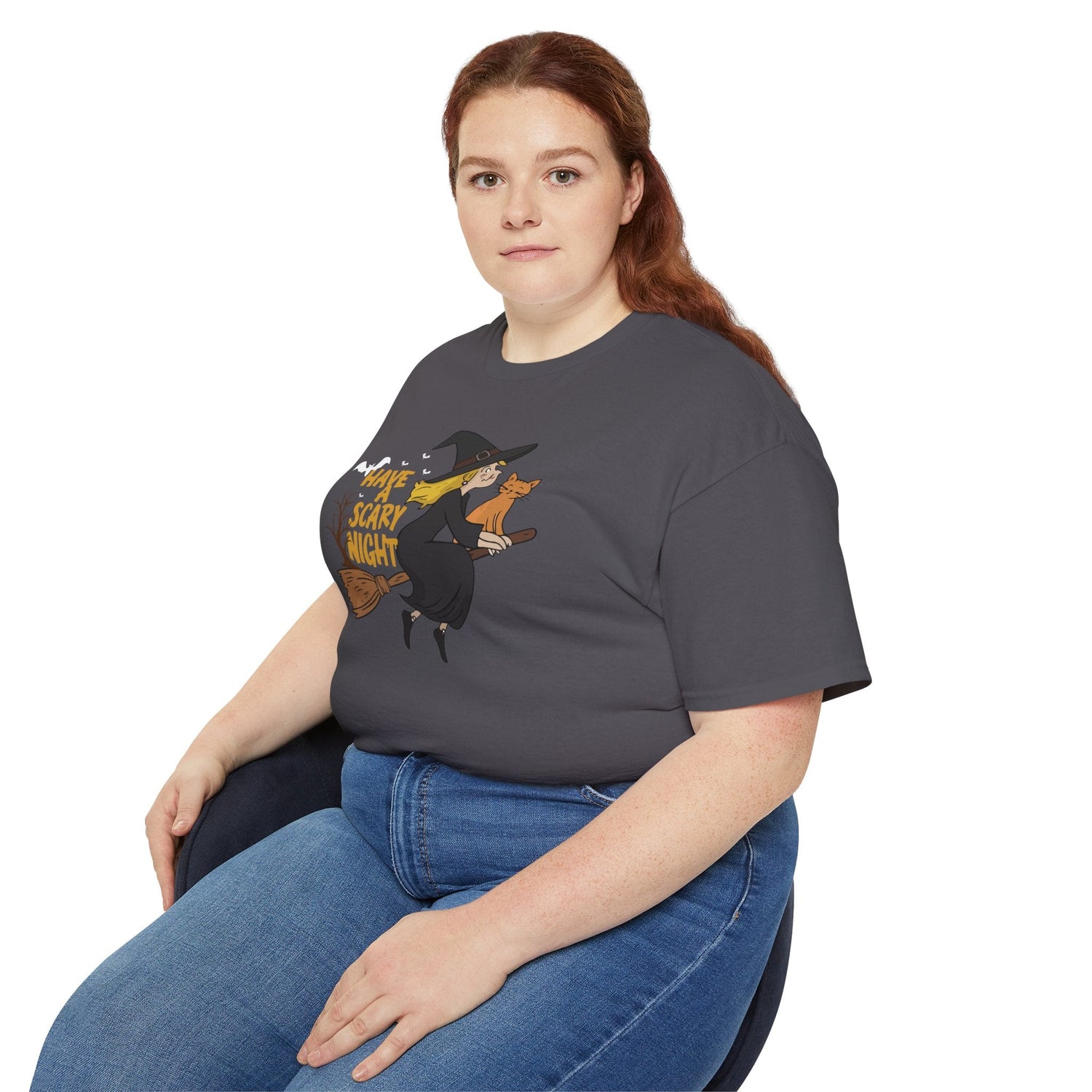 Halloween Witch T-Shirt, Funny Tee, Spooky Apparel, Costume Party Shirt, Fall Fashion, Trick or Treat Printify