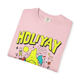 Holi-Yay Graphic T-Shirt, Fun Summer Tee, Unique Gift, Casual Wear, Birthday, Holiday Celebration, Unisex Apparel Printify