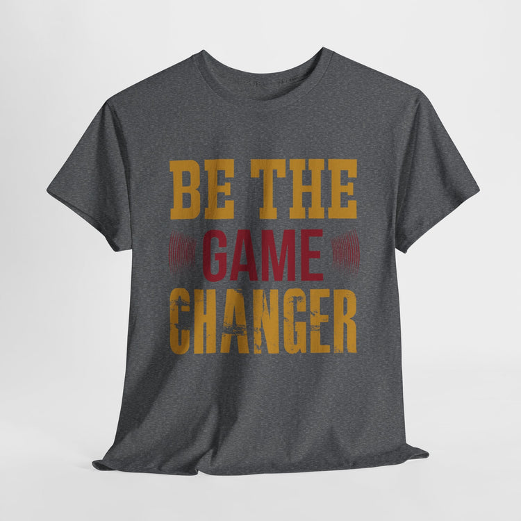Unisex Oversized Tee: Be the Game Changer Shirt, Motivational Gift, Casual Wear, Workout Attire, Unisex Cotton Top Printify
