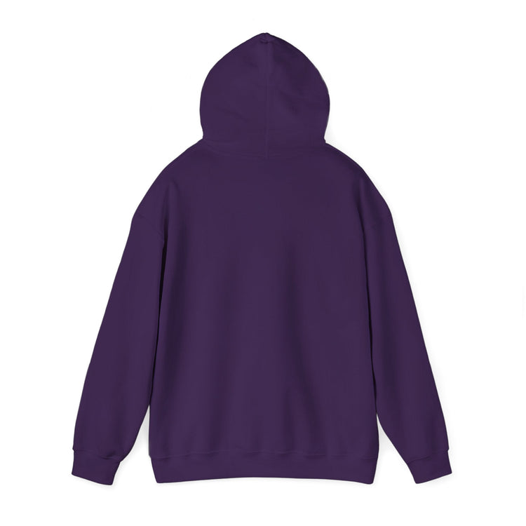 Halloween Witch and Cat Hoodie, Cozy Fall Sweatshirt, Scary Night Apparel, Unisex Ghostly Sweatshirt, Cute Halloween Gift Printify