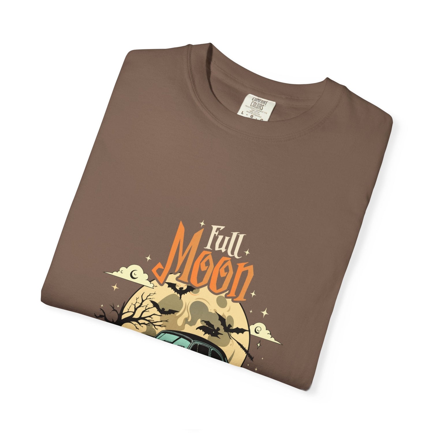 Moon Magic Unisex Garment-Dyed T-shirt, Vintage Car Tee, Astrology Gift, Casual Wear, Moon Lover Apparel, Unisex Soft T-shirt Printify