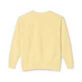 Unisex Lightweight Crewneck Sweatshirt - Nightmare Before Coffee Printify