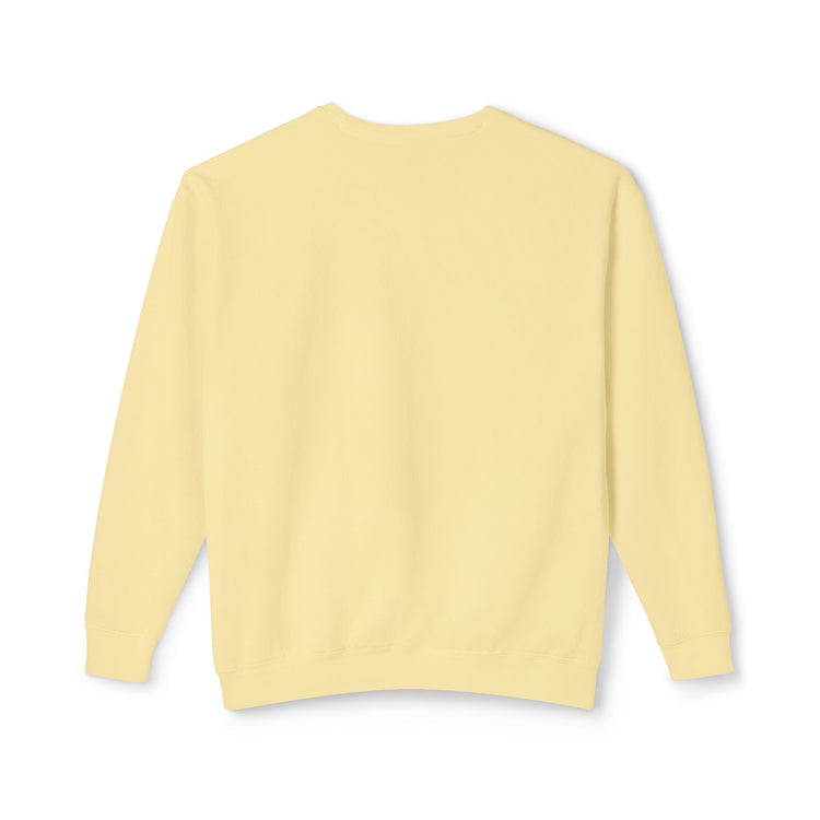 Unisex Lightweight Crewneck Sweatshirt - Nightmare Before Coffee Printify