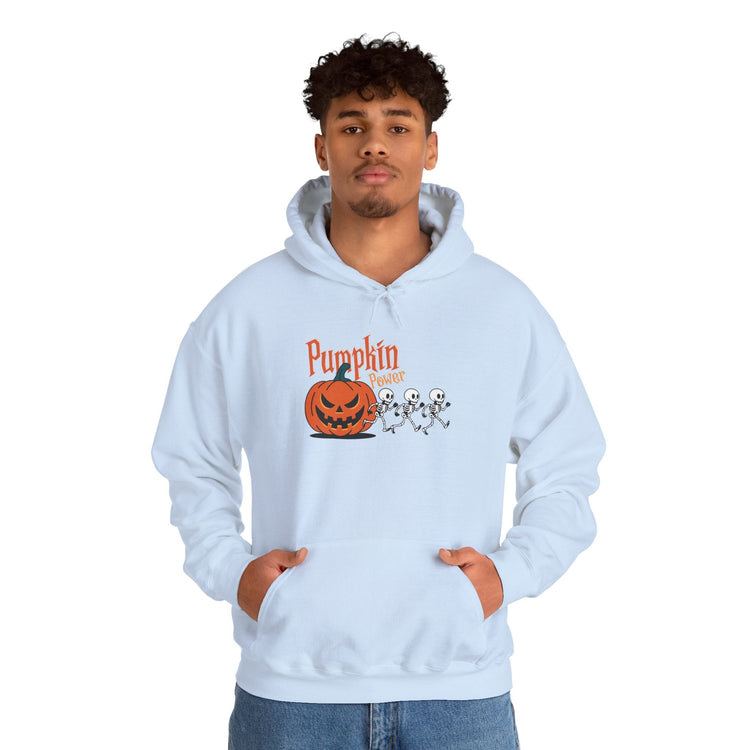 Halloween Pumpkin Sweatshirt, Spooky Fall Apparel, Cozy Hoodie, Unisex Halloween Clothing, Perfect Gift for Halloween Printify