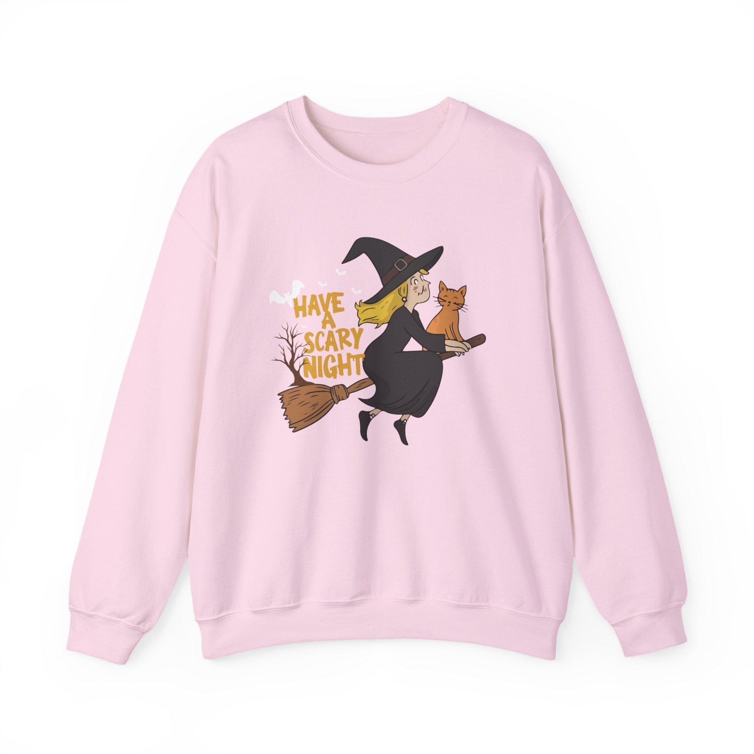Halloween Witch Sweatshirt, Cozy Crewneck, Unisex Sweater, Spooky Season Apparel, Scary Night Gift, Fall Fashion Printify