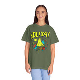 Holi-Yay Graphic T-Shirt, Fun Summer Tee, Unique Gift, Casual Wear, Birthday, Holiday Celebration, Unisex Apparel Printify