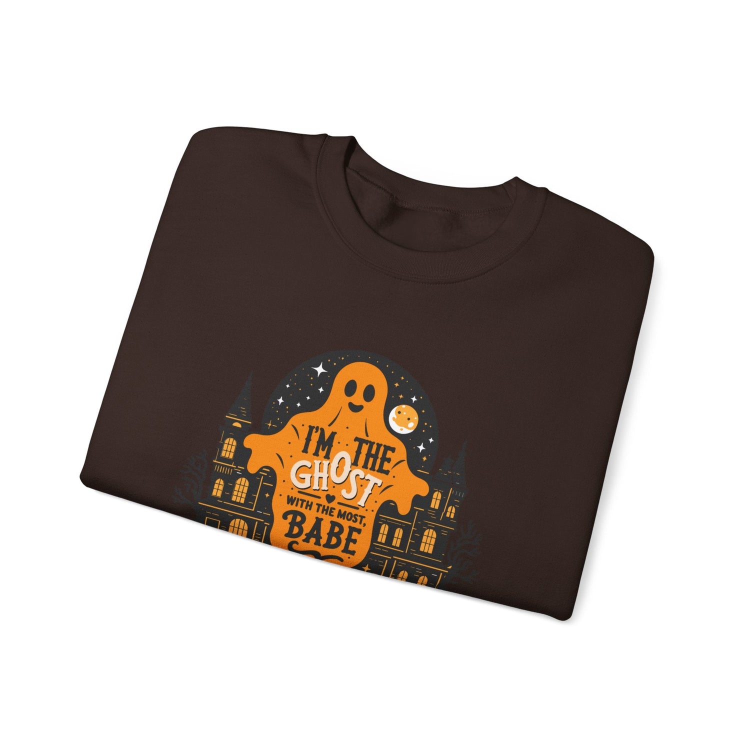 Unisex Halloween Ghost Sweatshirt - Spooky Vibes, Cozy Apparel, Perfect for Fall, Ghost Lover Gift, Halloween Celebration Printify