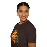 Halloween Ghost T-Shirt, Unisex Softstyle Tee for Halloween, Cute Halloween Shirt, Fall Festive Wear, Funny Ghost Design Printify