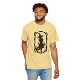 Witchy Garment-Dyed T-Shirt | Halloween Fashion Unisex Tee | Spooky Fall Apparel | Witch Costume Essential Printify