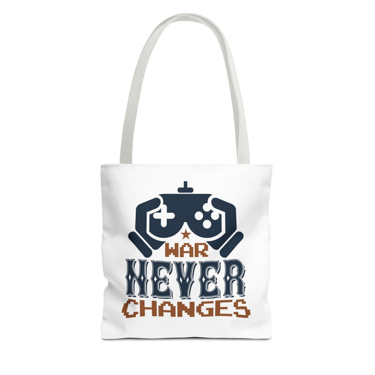 Gamer Tote Bag - War Never Changes, Video Game Bag, Gift for Gamers, Gaming Merchandise, Eco-Friendly Canvas Bag Printify