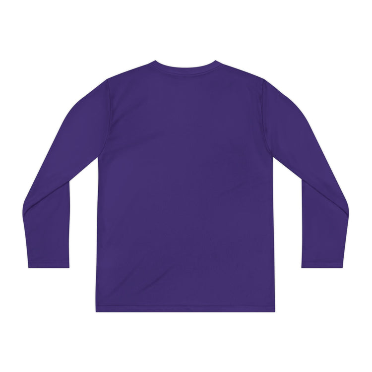 Youth Long Sleeve Competitor Tee - Vibrant Graphic Tee for Kids, Perfect for Casual Outings, Halloween, Parties, Everyday Wear, Unique [...] Printify