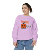 Pumpkin Skeleton Sweatshirt, Cozy Fall Apparel, Halloween Gift, Unisex Sweatshirt, Autumn Fashion Printify