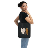 Thanksgiving Organic Canvas Tote Bag, Eco-Friendly Shopping Bag, Reusable Gift Bag, Fall Decor, Seasonal Tote Printify