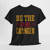 Unisex Oversized Tee: Be the Game Changer Shirt, Motivational Gift, Casual Wear, Workout Attire, Unisex Cotton Top Printify