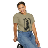 Witchy Garment-Dyed T-Shirt | Halloween Fashion Unisex Tee | Spooky Fall Apparel | Witch Costume Essential Printify