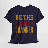Unisex Oversized Tee: Be the Game Changer Shirt, Motivational Gift, Casual Wear, Workout Attire, Unisex Cotton Top Printify