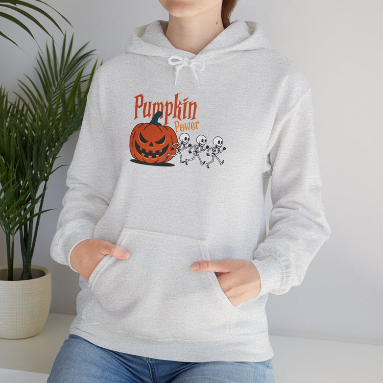 Halloween Pumpkin Sweatshirt, Spooky Fall Apparel, Cozy Hoodie, Unisex Halloween Clothing, Perfect Gift for Halloween Printify