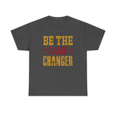 Unisex Oversized Tee: Be the Game Changer Shirt, Motivational Gift, Casual Wear, Workout Attire, Unisex Cotton Top Printify