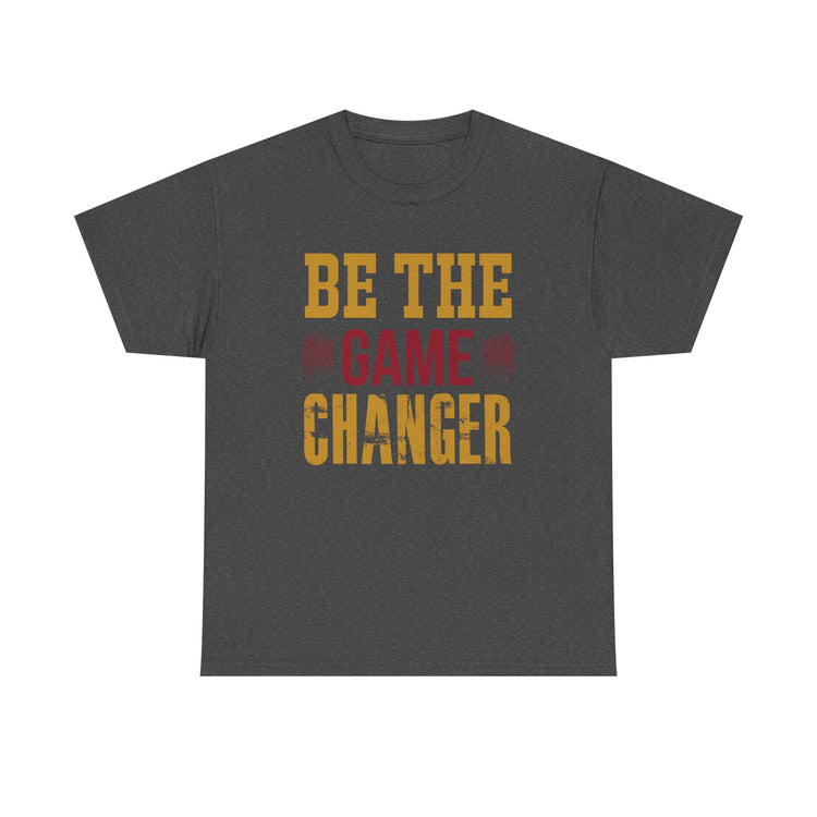 Unisex Oversized Tee: Be the Game Changer Shirt, Motivational Gift, Casual Wear, Workout Attire, Unisex Cotton Top Printify