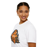 Halloween Ghost T-Shirt, Unisex Softstyle Tee for Halloween, Cute Halloween Shirt, Fall Festive Wear, Funny Ghost Design Printify