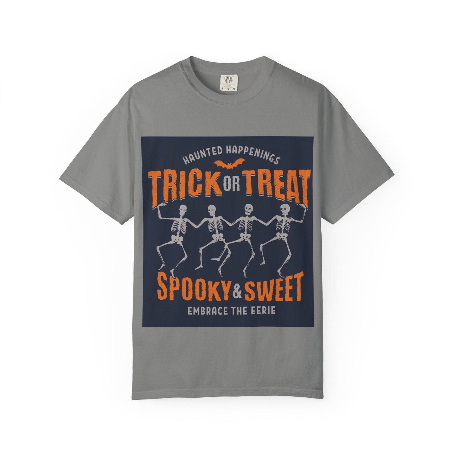Halloween Skeleton T-Shirt, Trick or Treat Shirt, Spooky Fashion, Unisex Graphic Tee, October Festive Apparel, Halloween Gift Printify