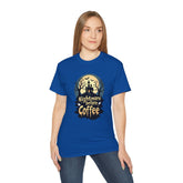 Nightmare Before Coffee Tee, Halloween T-Shirt, Coffee Lover Gift, Spooky Shirt, Unisex Graphic Tee, Autumn Apparel Printify