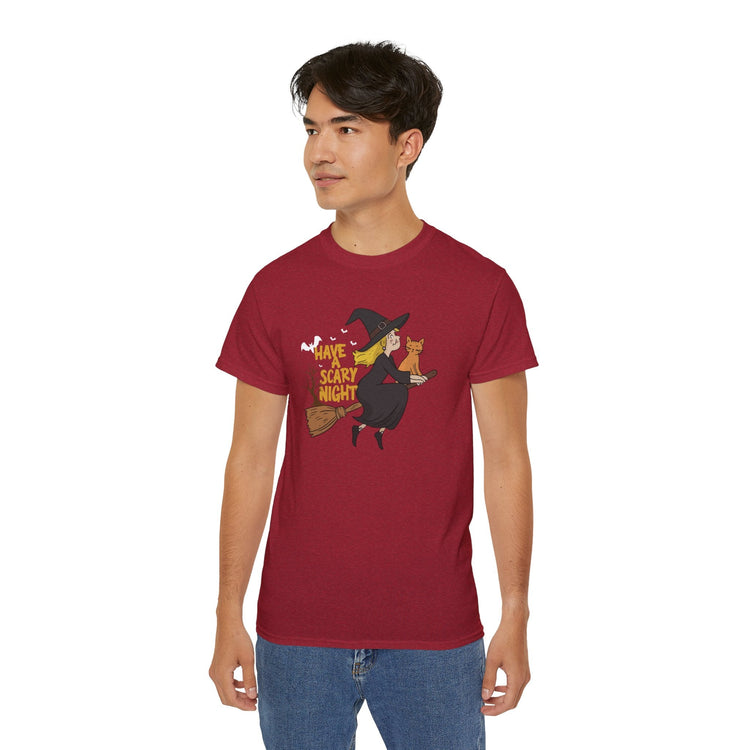 Halloween Witch T-Shirt, Funny Tee, Spooky Apparel, Costume Party Shirt, Fall Fashion, Trick or Treat Printify