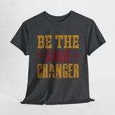 Unisex Oversized Tee: Be the Game Changer Shirt, Motivational Gift, Casual Wear, Workout Attire, Unisex Cotton Top Printify