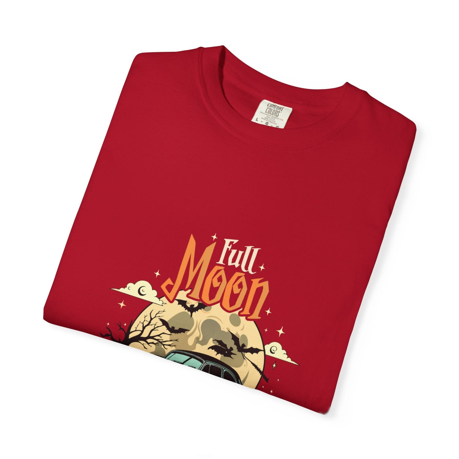 Moon Magic Unisex Garment-Dyed T-shirt, Vintage Car Tee, Astrology Gift, Casual Wear, Moon Lover Apparel, Unisex Soft T-shirt Printify