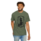 Witchy Garment-Dyed T-Shirt | Halloween Fashion Unisex Tee | Spooky Fall Apparel | Witch Costume Essential Printify