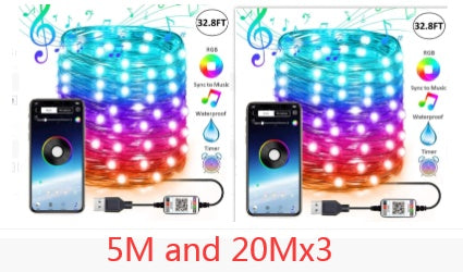 Christmas Tree Decoration Lights Custom LED String Lights My Store