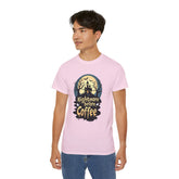 Nightmare Before Coffee Tee, Halloween T-Shirt, Coffee Lover Gift, Spooky Shirt, Unisex Graphic Tee, Autumn Apparel Printify