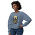 Unisex Lightweight Crewneck Sweatshirt - Nightmare Before Coffee Printify