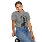 Witchy Garment-Dyed T-Shirt | Halloween Fashion Unisex Tee | Spooky Fall Apparel | Witch Costume Essential Printify