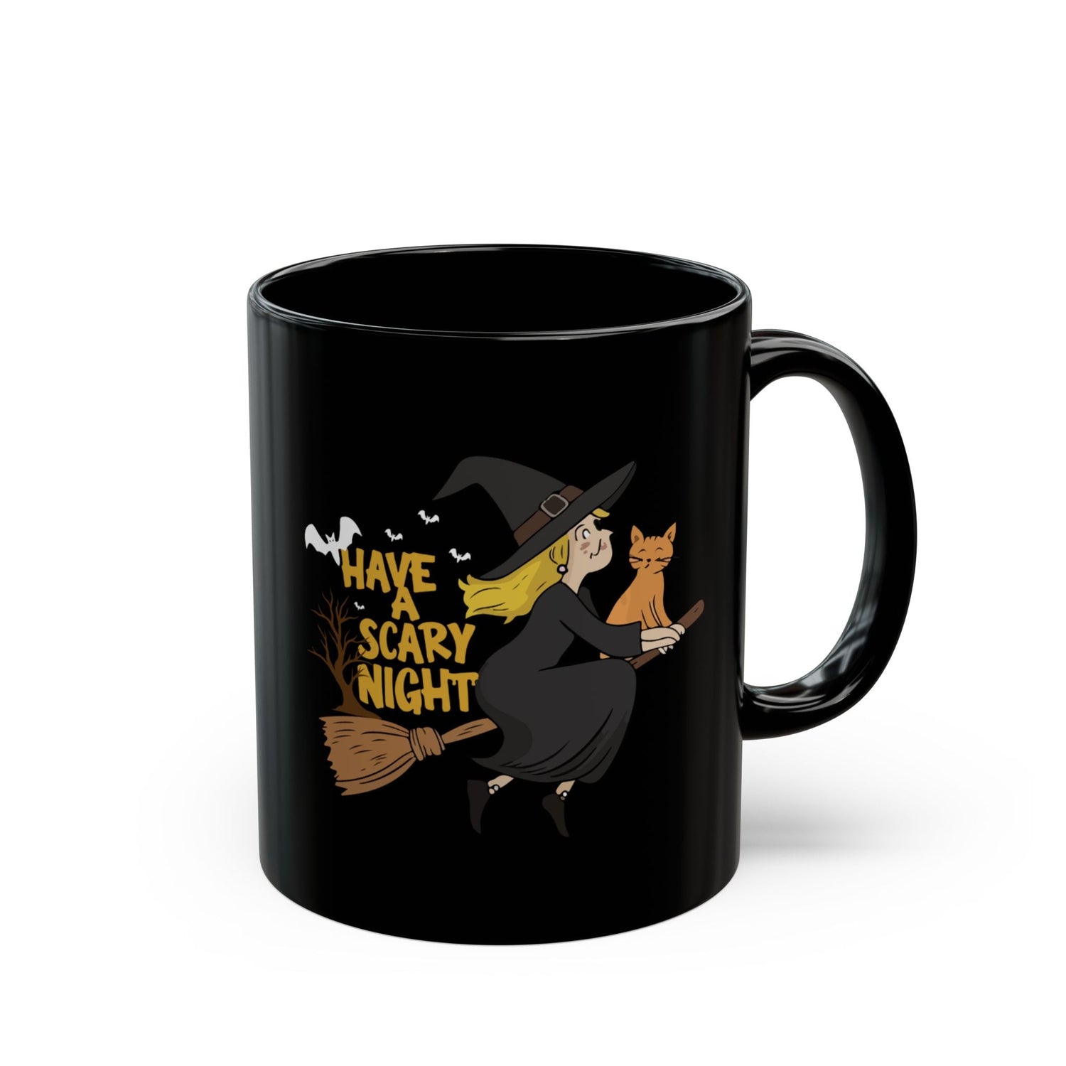 Halloween Witch Mug - 11oz & 15oz, Spooky Gift, Witch Decor, Halloween Party Supplies, Cozy Drinkware Printify