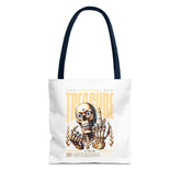 Treasure Hunting Tote Bag, Skull Design, Fun Beach Bag, Unique Gift for Adventurers, Perfect for Everyday Use Printify