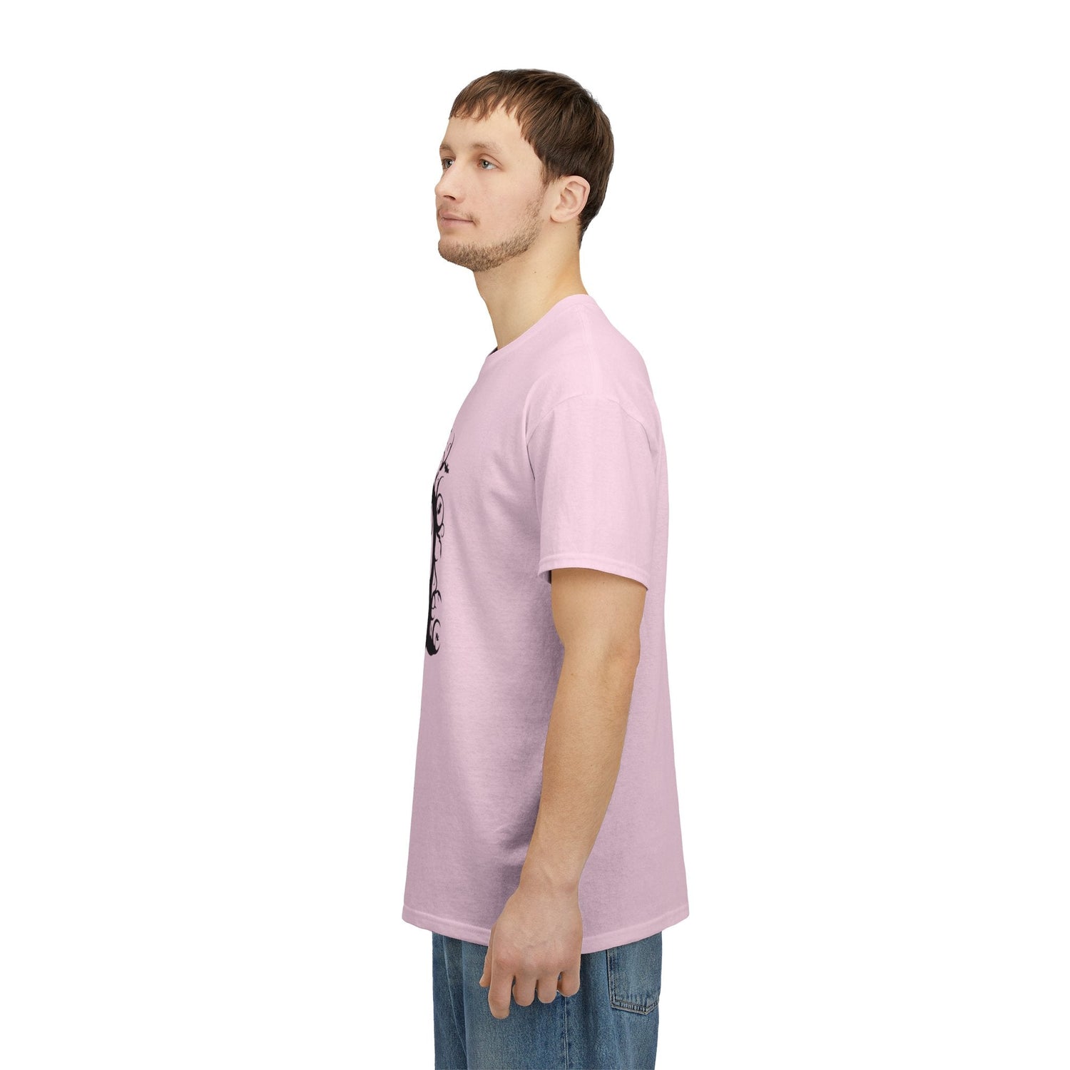 Whimsical Forest Silhouette Tee, Unisex Heavy Cotton T-Shirt, Fall Fashion, Halloween Shirt, Nature Lover Gift Printify