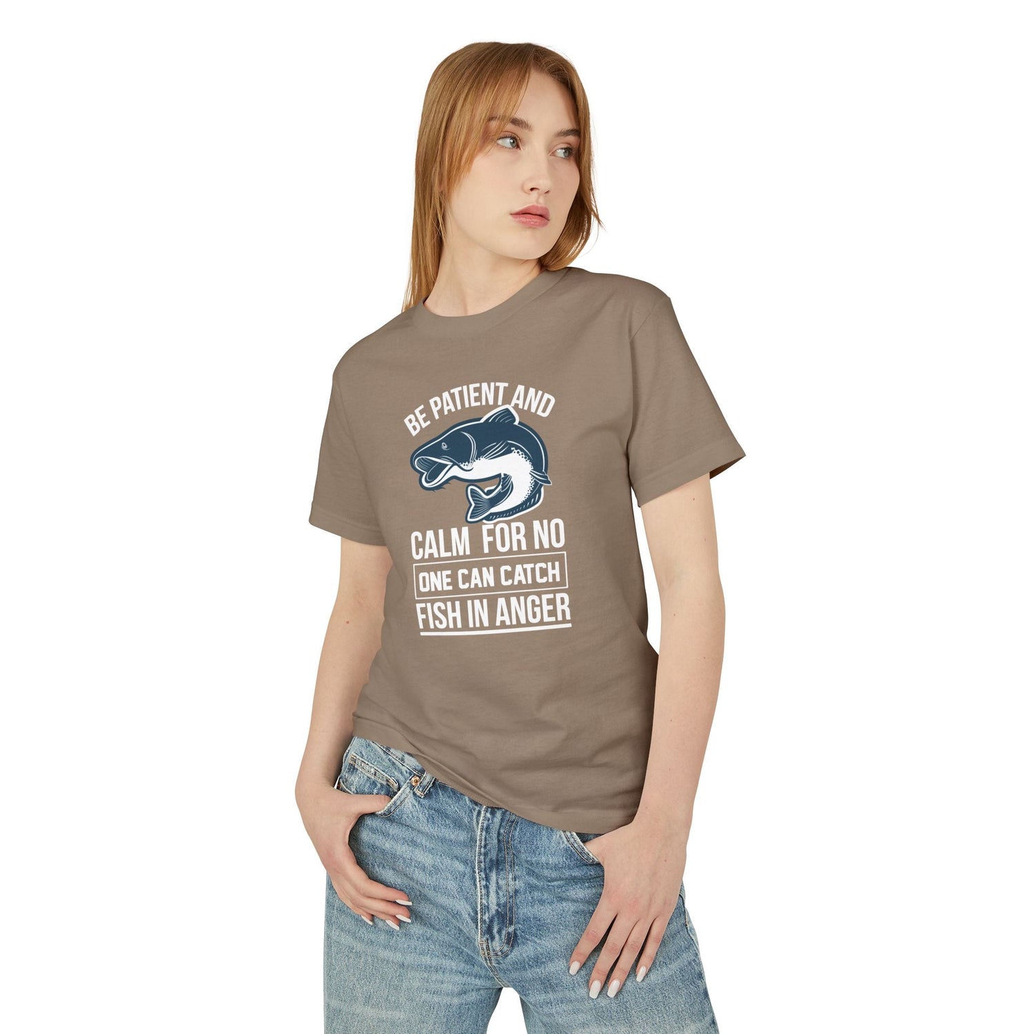 Fishing Adventure Cotton Tee, Unisex T-Shirt for Outdoor Enthusiasts, Casual Wear, Gift for Fishermen, Nature Lover Apparel Printify