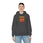 New Year Celebration Hoodie Goodbye 2025 Welcome 2026 Sweatshirt Cozy Gift Friends Unisex Pullover Trendy Winter Fashion Heavy Blend Hooded Printify