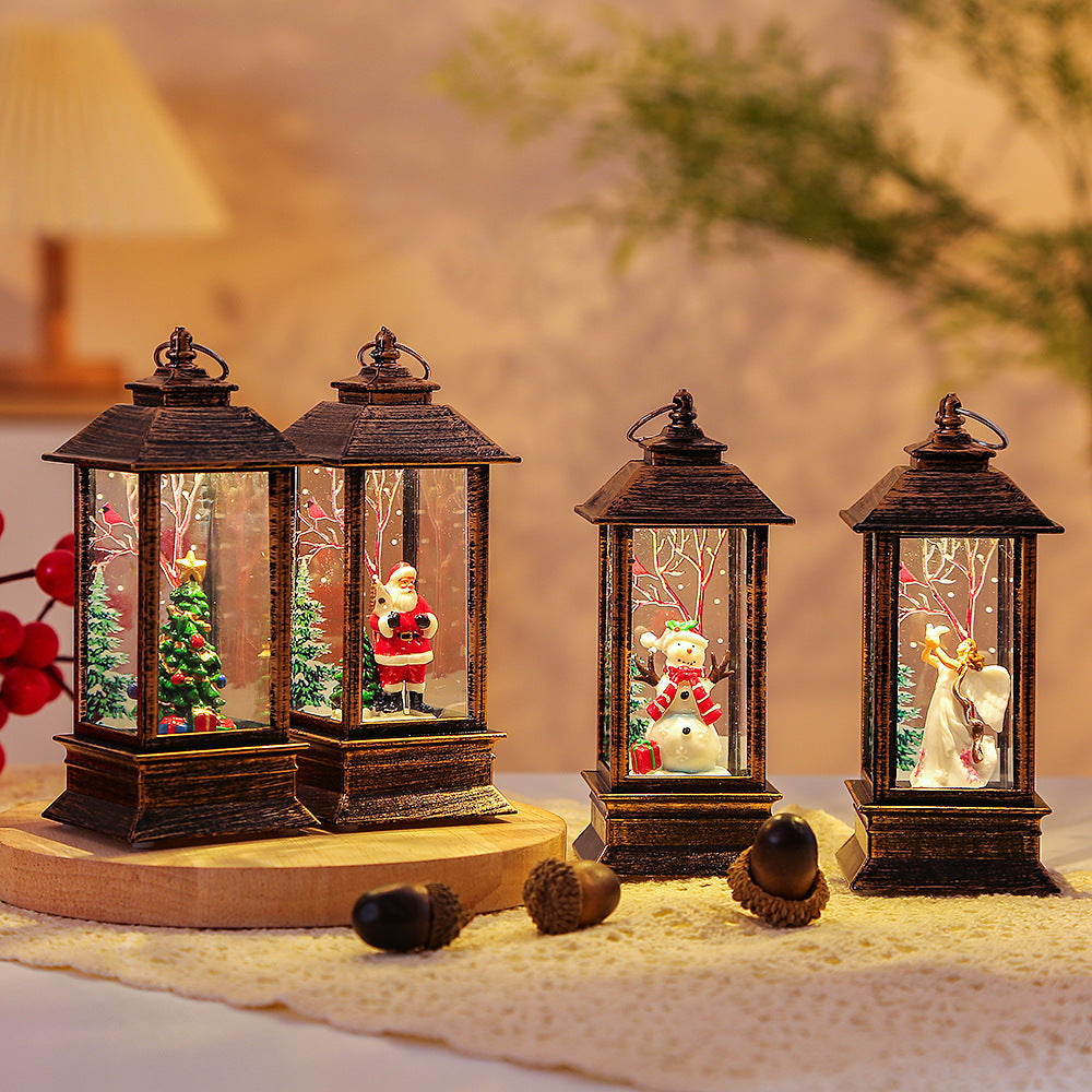 Christmas Decoration Small Oil Lamp Interior Portable LED Lamp My Store
