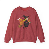 Halloween Witch Sweatshirt, Cozy Crewneck, Unisex Sweater, Spooky Season Apparel, Scary Night Gift, Fall Fashion Printify
