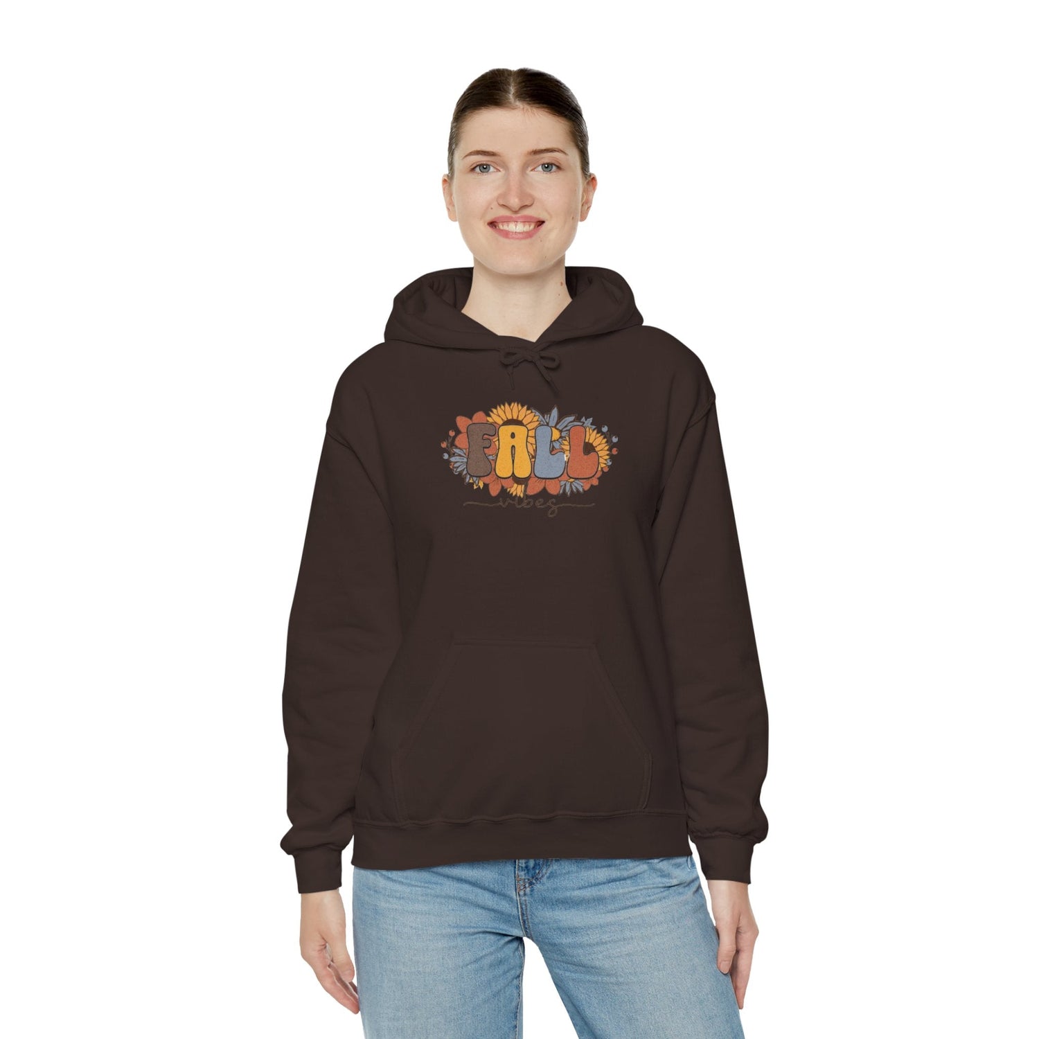 Fall Vibes Unisex Hoodie, Cozy Autumn Sweatshirt, Seasonal Fashion, Fall Gift, Casual Wear, Perfect for Thanksgiving Printify