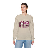 Festive Crewneck Sweatshirt with Fun Holiday Design, Cozy Winter Wear, Christmas Gift, Comfy Sweater, Unisex Holiday Apparel Printify