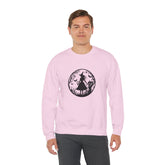 Mystical Forest Crewneck Sweatshirt, Cozy Fall Layering, Gift for Nature Lovers, Halloween Apparel, Unisex Sweatshirt Printify