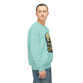 Unisex Lightweight Crewneck Sweatshirt - Nightmare Before Coffee Printify
